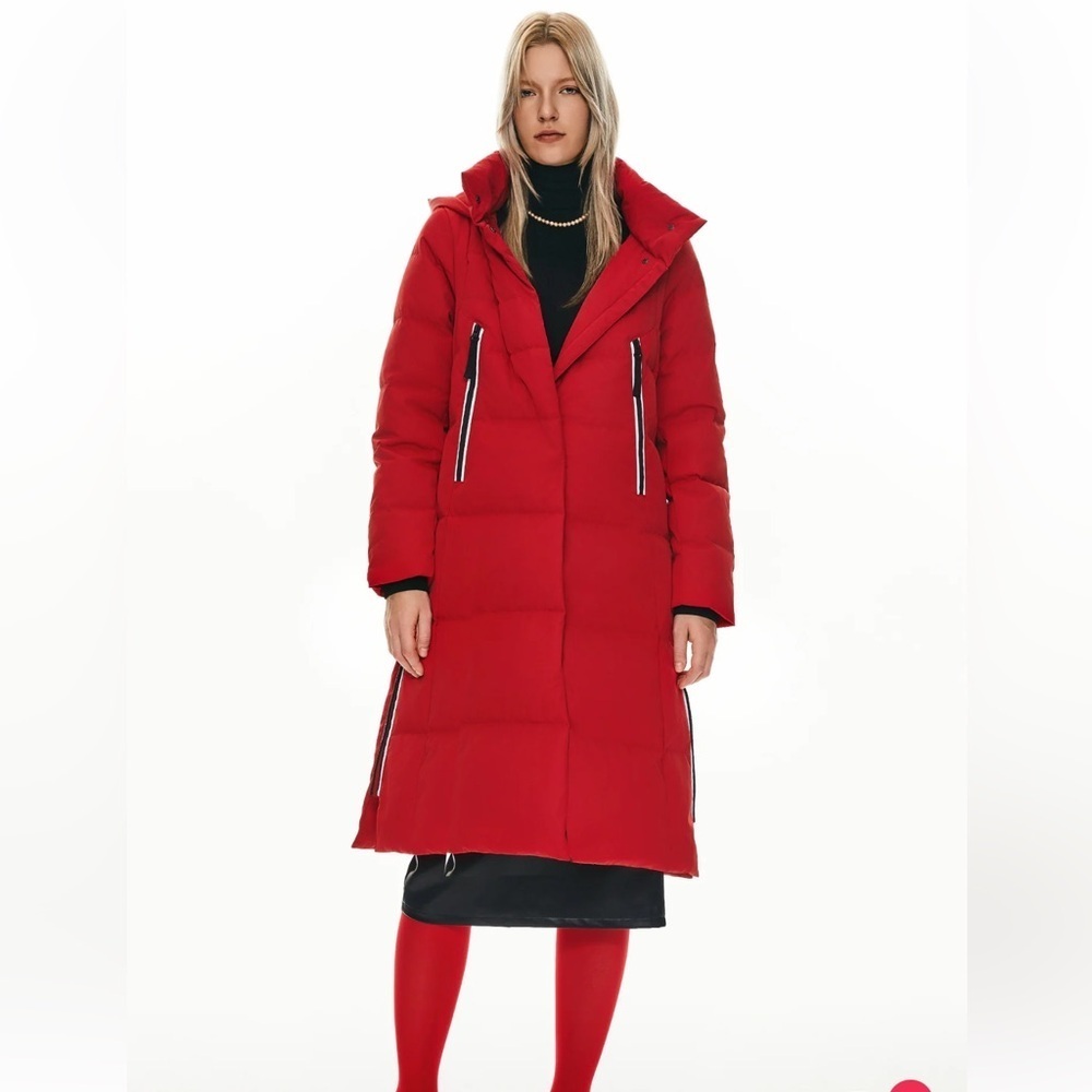 Orolay Thickened Down Jacket Red size large